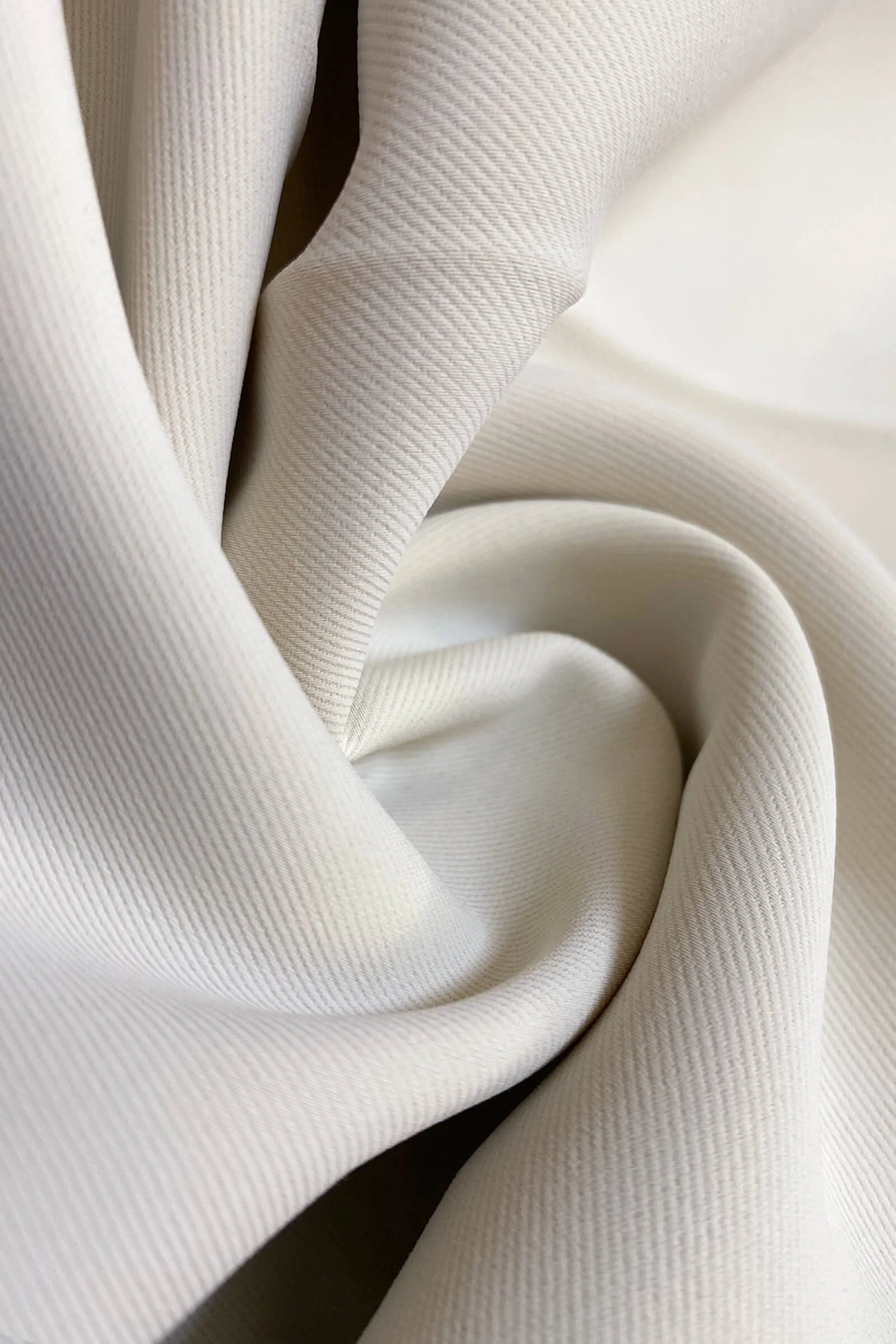 White Pleat Detail Wide Leg Work Pants - Image 10
