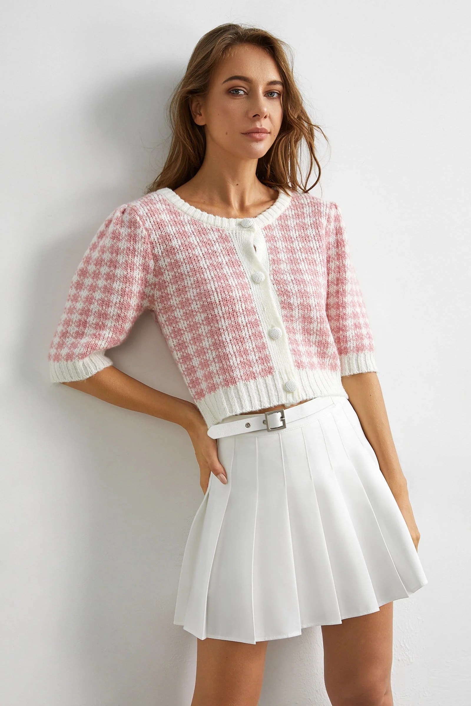 White Tennis School Skirt - Image 5